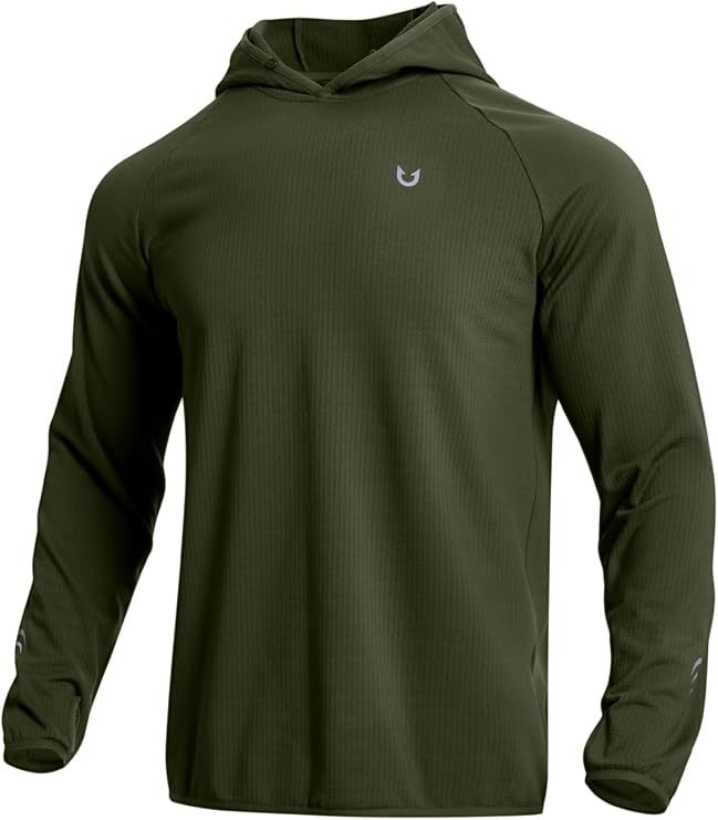 NORTHYARD Men's Lightweight Running Hoodie Gym Workout Fleece Pullover