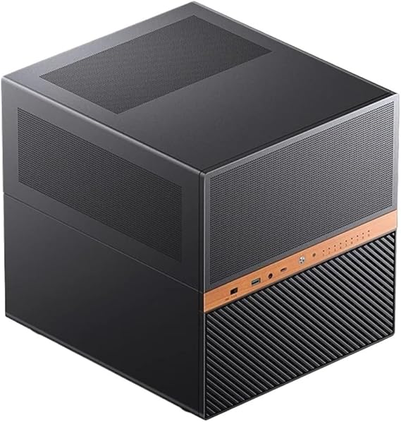 Compatible for JONSBO N6 NAS Chassis, 9 Hard Disk Bays, MATX Support 240 Water Cooling & Dual Power Supply