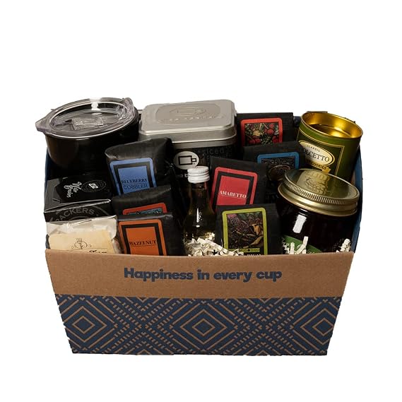 Gourmet Favorites | Coffee, Tea & Gourmet Snacks Gift basket | Coffee Beanery