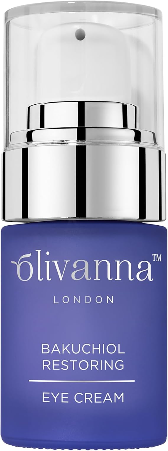 Bakuchiol Restoring Eye Cream by Olivanna for Women - 0.5 oz Cream