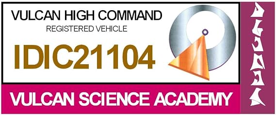 Vulcan Science Academy Parking Decal DD-2220