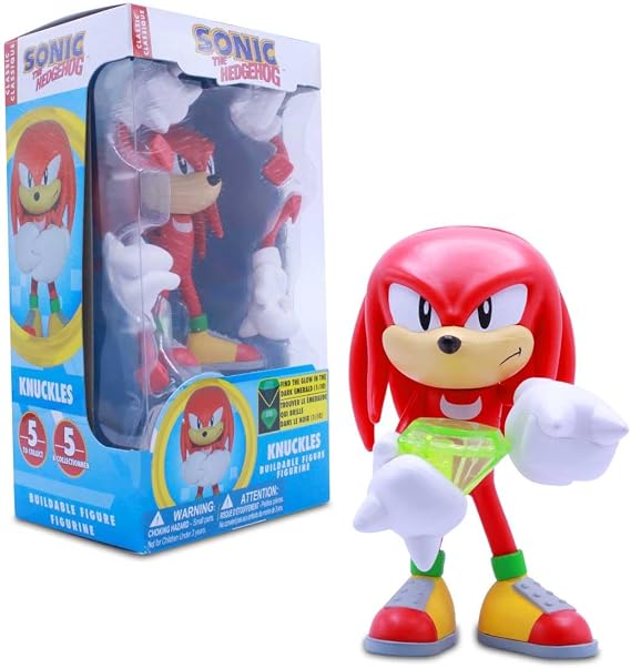 Just Toys LLC Sonic the Hedgehog Buildable Figures (Knuckles - series 2)
