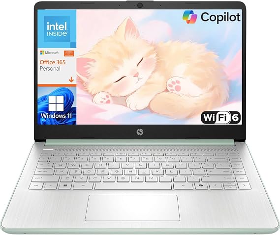HP Essential Laptop 2026, Intel CPU, 128GB Storage, Office 365, Windows 11