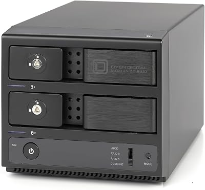 Oyen Digital Mobius 2C RAID 2-Bay USB-C Hard Drive Enclosure