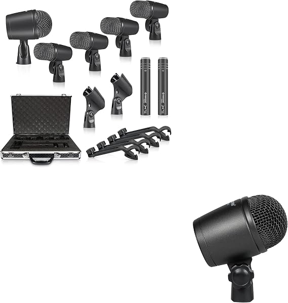 Phenyx Pro Drum Microphone Kit PTD-10 Bundle with PDM33 Bass Kick Drum Mic