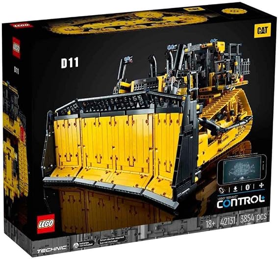 LEGO Technic Cat D11T Buldozer 42131 - Araç Seven Yetişkinler İçin Koleksiyonluk Yaratıcı Oyuncak Model Yapım Seti (3854 Parça)