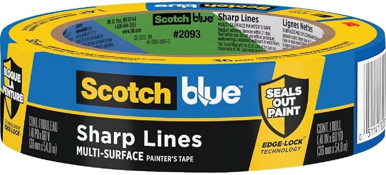 Scotch blue with Edge-Lock Multi-surface Painter's Masking Tape