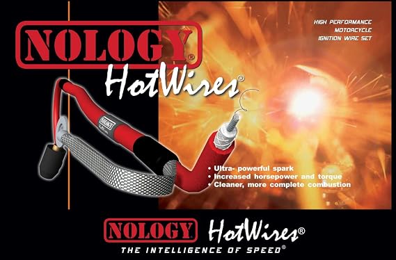 1 Set of Black Nology HotWires for Chevrolet Corvette Camaro LS1 5.7L, M.Y. 97-02