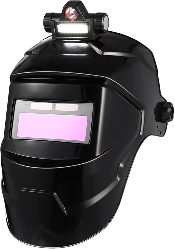 Automatic Darkening Welding Helmet, PP Large Viewing Screen