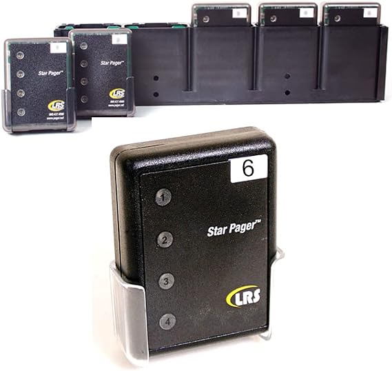 Restaurant Server Pager System Expansion Kit with 5 Pagers (6-10) and Charger Rack