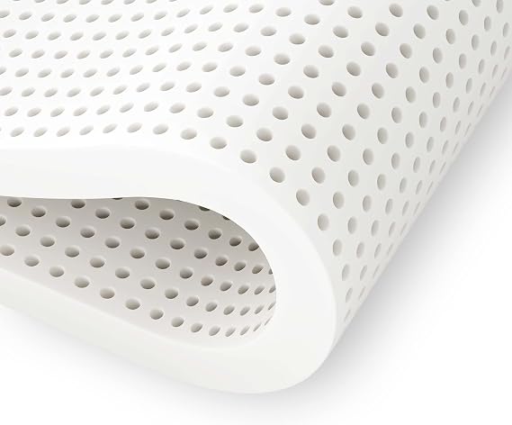 PlushBeds 3" Medium Topper | Organic Latex | Made in the USA | Luxurious Comfort | Soothing Pressure Point Relief | Support for Shoulders, Hips, Back, and Knees | Queen