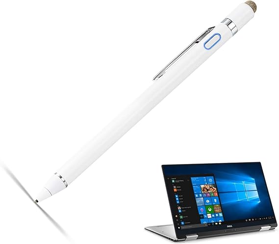 Stylus for Dell 2 in 1 Laptop Pencil, EVACH Digital Pencil with 1.5mm Ultra Fine Tip Stylus Pen for Dell 2 in 1 Laptop, White