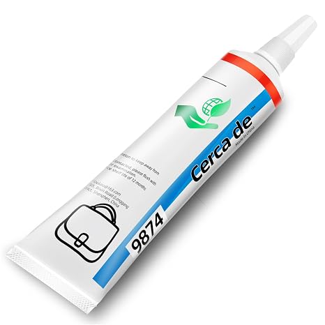 Leather Glue,Permanent,Adhesive Clear,Strong, Waterproof,for Sofas, Car Seats, Purses, Professional Leather Repair and bonding, 2 oz.