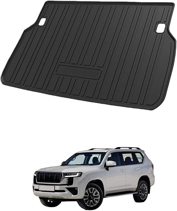 Floor Mat for Toyota Prado (5 Seater) 2024, Car Trunk Mat Waterproof Cargo Liner All Weather Protection Car Accessories