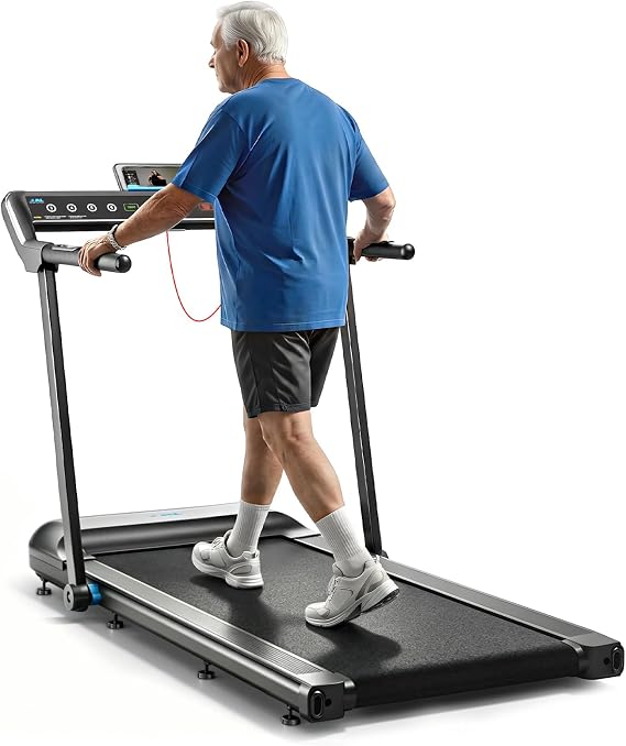 JLL Folding Treadmill with Bluetooth & Wide Belt