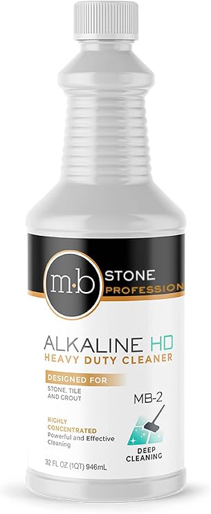 MB Stone Care MB-2 Alkaline HD Heavy Duty Tile and Grout Cleaner, 32 fl oz