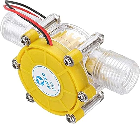 Water Flow Turbine Generator - Hydroelectric Micro Hydro 1/2 Inch Portable Water Charger (5V)