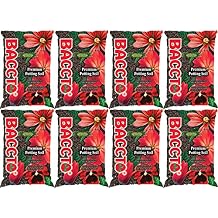 Michigan Peat All Purpose Premium Potting Soil with Perlite for Indoor Outdoor Pots, Planters, Raised Bed, and Container Gardening, 50 Pounds (8 Pack)