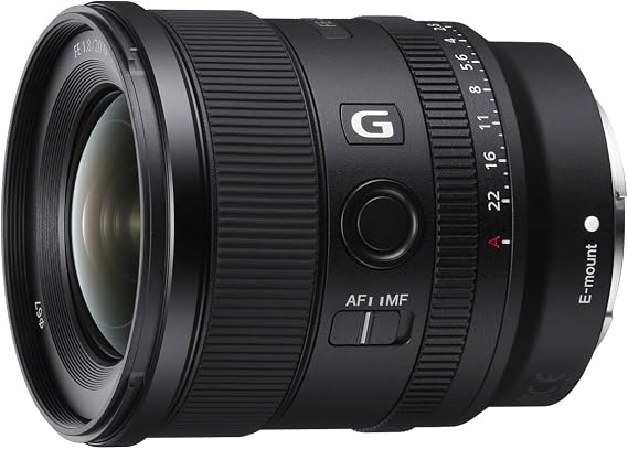 Sony / Wide Angle Single Focus Lens / Full Size / FE 20mm F1.8 G / G Lens / DSLR Alpha E-Mount Lens / SEL20F18G