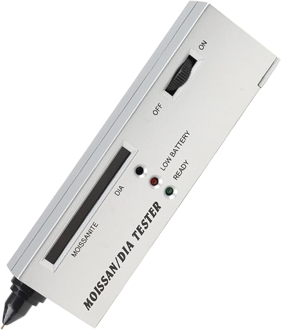 Gold Tester, Professional Gold Tester Kit for Jewelry, Portable High Accuracy Diamond Selector Electronic Device for Novice and Expert