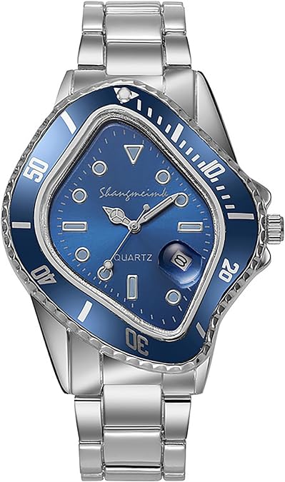 MASTOP Unique Watches for Men Waterproof Stainless Steel Wristwatch