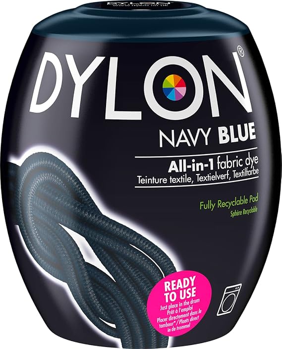 Dylon 3 X machine Dye Pod, Navy Blue 350 g New
