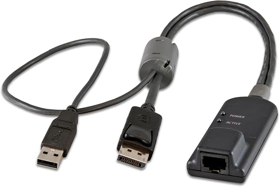 Vertiv Avocent Server Interface Module Cable for Avocent MPU & AV KVM, DVI Video, USB 2.0 Keyboard/Mouse, CAC (MPUIQ-VMCDV)