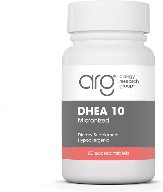 ARG DHEA 10 mg Micronized Lipid Matrix Plant Sourced, 60 Capsules