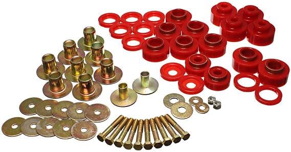 Energy Suspension 3.4170R Body Mount Set With Hardware