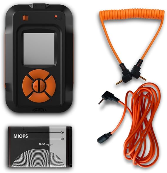 MIOPS Smart Pro Pack | Camera Trigger Kit for Lightning, High-Speed & Timelapse Photography with Cable-C2