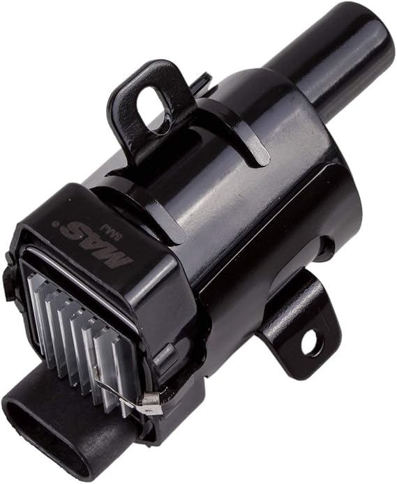 MAS One Round Ignition Coils on Plug Pack Compatible with Chevry GMC V8 4.8L 5.3L 6L UF262 C1251 D-585 E254 E254P 52-1647 GN10119 IC413 10457730 19005218 8-10457-730-0