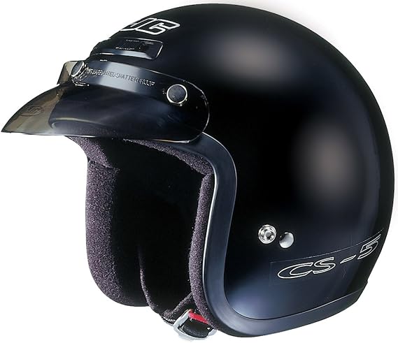 Hjc CS-5 CS5 CRUISERn Black SIZE:XSM Open Face Motorcycle Helmet