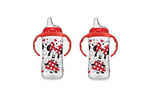 NUK Disney Large Learner Sippy Cup 2 Count (Pack of 1)