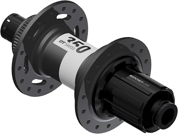 DT Swiss 350 DEG Rear Hub - 12 x 148mm, Center-Lock, HG 11 MTN, Black, 28H, 72pt
