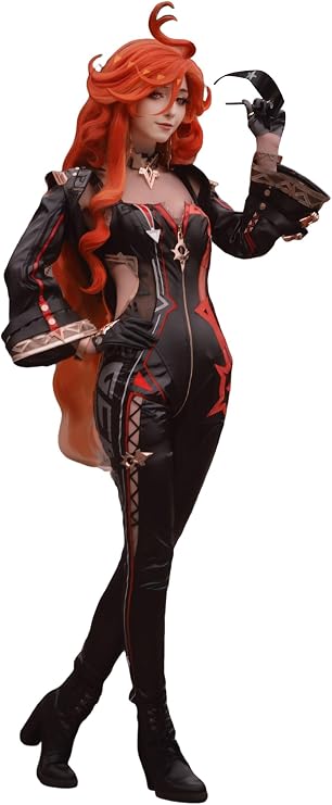 CosFantasy Game Genshin Impact Natlan Mavuika コスプレ衣装 レザー アップグレード版 C09178 L