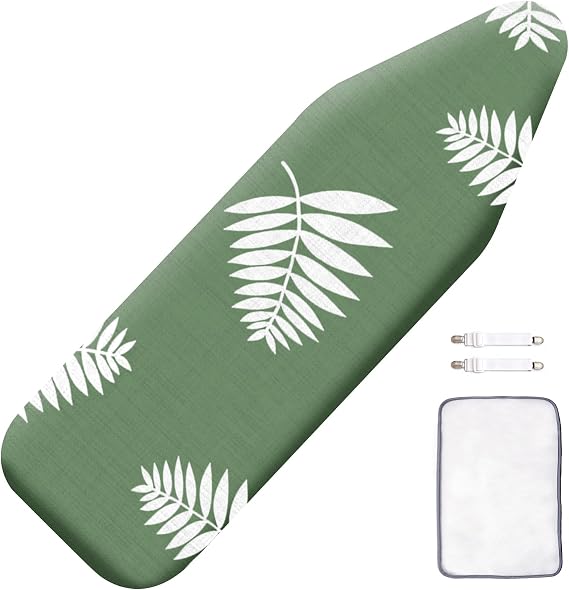 SheeChung Ironing Board Cover and Pad 15"x49", Scorch and Stain Resistant