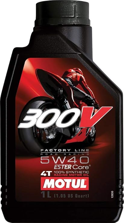 Motul 104112-CS 300V 4T Competition Synthetic Oil(5W-40 Liter), 1 l, 4 Pack