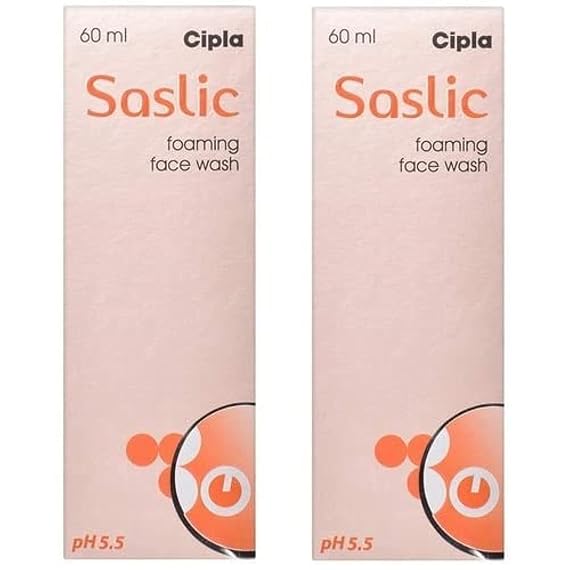 Saslic Foaming Face Wash (60ML) (PACK OF 2)