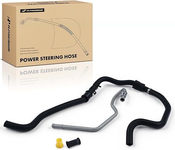 A-Premium Power Steering Return Hose Line Assembly Compatible with Honda Civic 2001 2002 2003 2004 2005, 1.7L, Gear To Reservoir