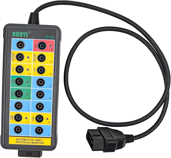 OBD Breakout Box OBDII Protocol Detector Car CAN Test Breakout Box Fault Diagnosis Scan Tool Access Scan Tool