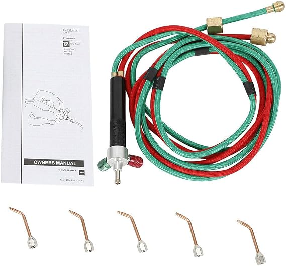 Micro Mini Jewelry Gas Torch Welding Soldering kit Soldering Gun with 5 Weld tips for Jewelry Repair and Making, Crafts, Metal Sculptures...
