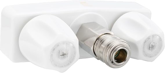 RecPro RV Exterior Faucet Hot/Cold Sprayer Quick Connect