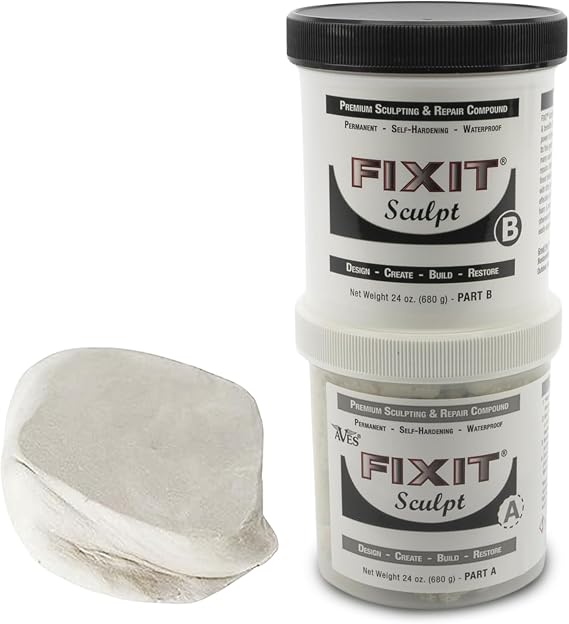 Aves Fixit Sculpt - 2 Part Air Hardening Epoxy Modeling & Repair Compound