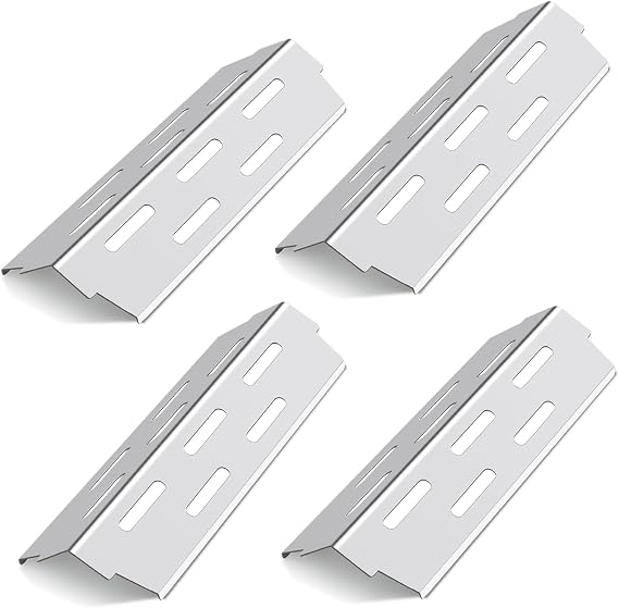 Heat Deflectors for Weber Genesis II E-410, S-410, LX E-440, S-440 (304 Stainless Steel, ES/410 * 4)