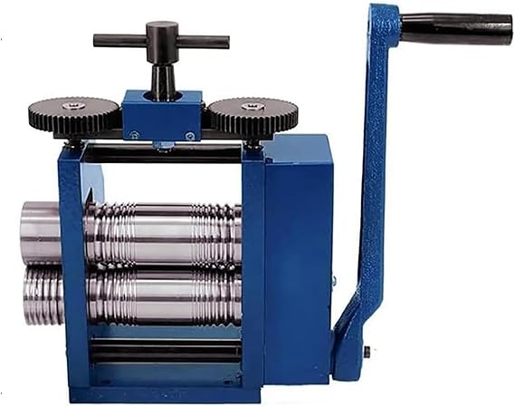 Manual Rolling Mill Machine, Combination Rolling Mill with Hand Crank, Pressing Line/Pressing Sheet/Pressing Semi-Circle/Multi-Gear Design, for Jewelry DIY Making
