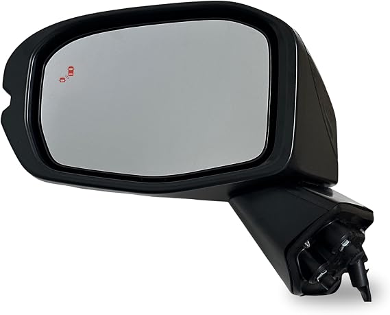Spieg Driver Side Mirror for 2023-2025 Honda CR-V Blind Spot Monitoring BSM Power Adj Heated Turn Signal Light Black 8 Pins Left HO1320360