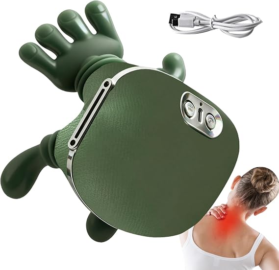Neck and Shoulder Massager | Deep Tissue Relax Tool - Neck and Back Massager with 2 Mode Heat | for Home Break After Exercise Daily Routine Bedtime Study Long Drive Weekend Holiday