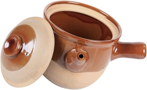 tagine cooking pot， Traditional Chinese Clay Cooking Pot Retro Skillet Decoction Pottery with Lid Ancient Cookware for Soup