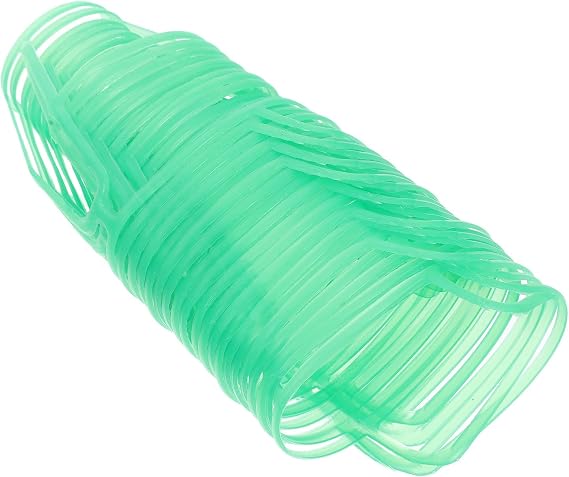 20pcs Plastic Infusion Bottle Hanging Net for 250ml Saline | Green Finish, Hospital and Home Use, Reusable Lightweight Design for Drip Bottle and Saline Bottle