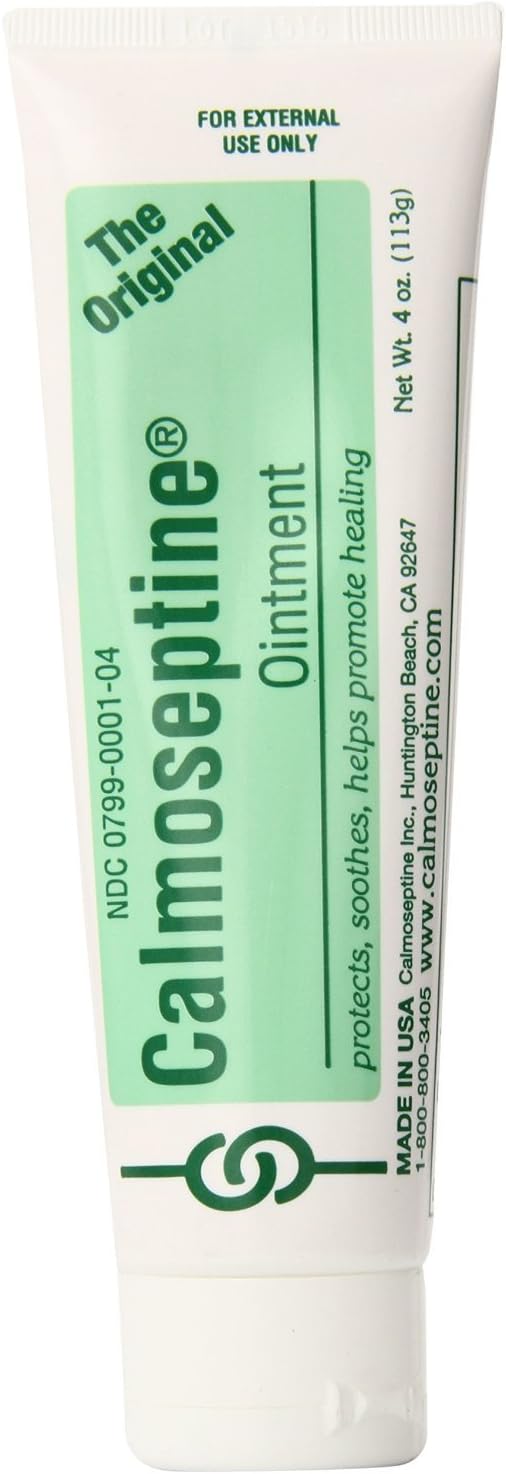 Calmoseptine Ointment Tube 4 Ounce Pack of 2